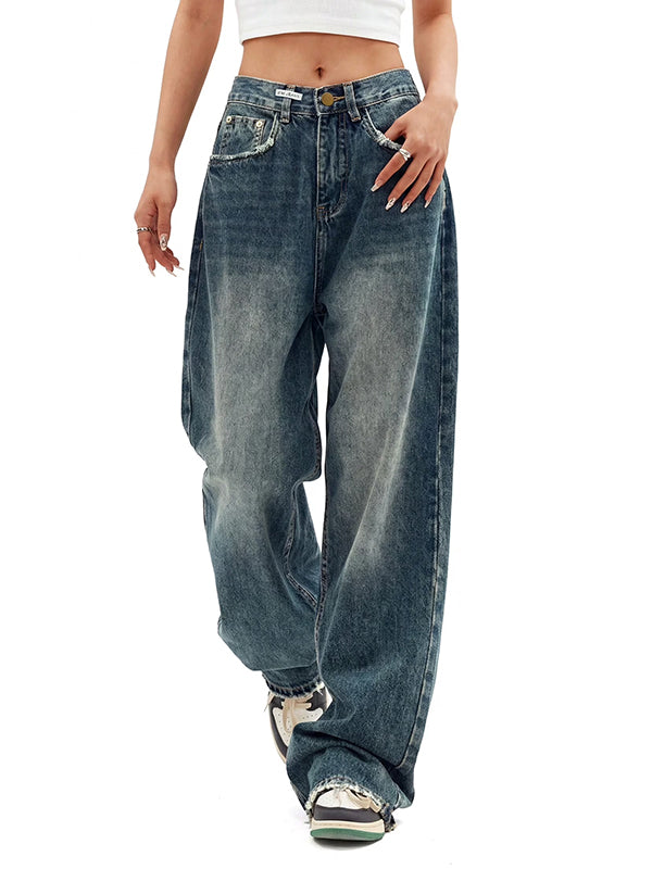 Women's Y2K Barrel Baggy Jeans