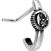 20G 3/16 Celestial Romance Faux Hoop L Shaped Nose Ring