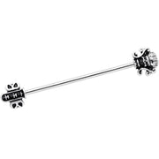 14G Renaissance Flair Industrial Barbell 38mm