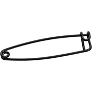 16G Black Punk Rock Safety Pin Industrial Barbell 38mm