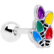 16G 1/4 Christmas Lights Holiday Cartilage Tragus