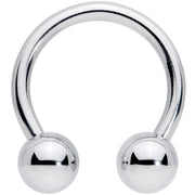 14G 7/16 Classic Steel Horseshoe Circular Barbell