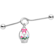 14G Easter Basket Glow in the Dark Dangle Project Bar 38mm