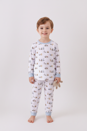 Premium character print bamboo pants set