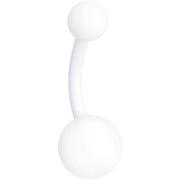 Wonderfully White Matte Belly Ring