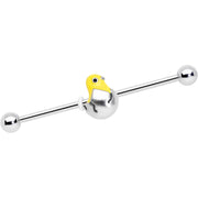 14G Hatching Easter Chick Industrial Barbell 38mm