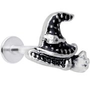 16G 5/16 Broom Witch Hat Halloween Labret Monroe Tragus