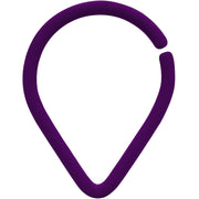 18G 3/8 Purple Matte Teardrop Cartilage Closure Ring