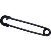14G Black Matte Punk Rock Safety Pin Industrial Barbell 38mm
