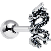 16G 1/4 Regal Medieval Dragon Cartilage Tragus Earring
