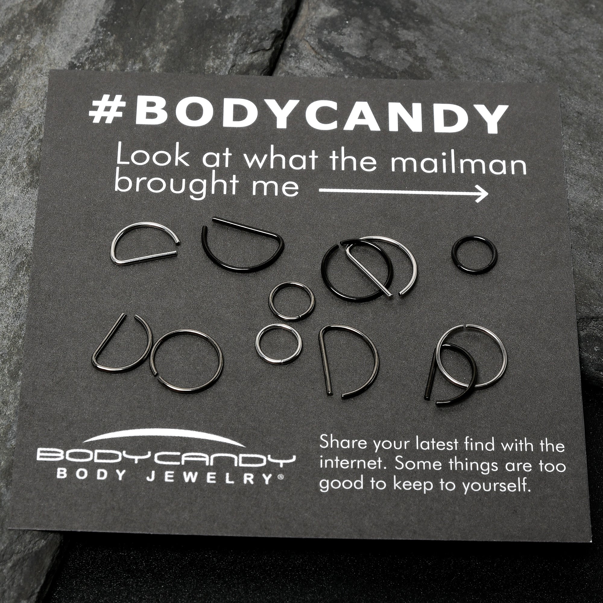 20G 12 Pack ASTM F-136 Implant Grade Titanium Nose Hoop D Shaped Septum Ring and Cartilage Ear Hoop Earring Set