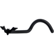 20G 1/4 Black Anodized Itty Bitty Bat Left Side Nose Screw