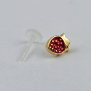 16G 5/16 Delicious Strawberry PTFE Bioplast Labret Monroe Tragus