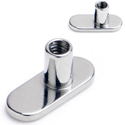 14G 2.5mm Rise No Hole Implant Grade Titanium Dermal Anchor Base