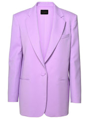 The Andamane Lilac Polyester Blazer Women