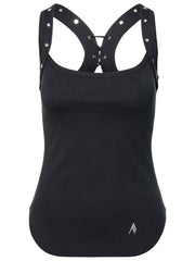 The Attico Black Cotton Top Women