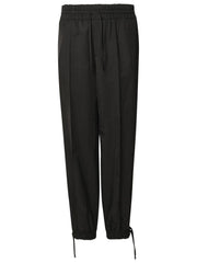 Jil Sander Black Viscose Trousers Women