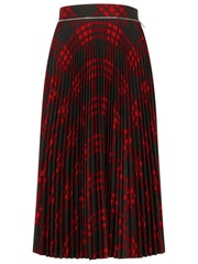 Burberry 'Check' Long Wool Blend Skirt Women