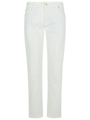 Eleventy White Cotton Pants Men
