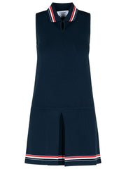 Thom Browne 'Tennis' Dress In Navy Viscose Blend Women