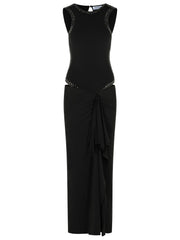 The Attico Dress In Black Acetate Blend Women