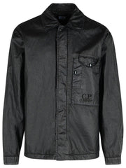C.P. Company Black Linen Shirt Men