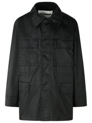 Jil Sander Black Polyamide Jacket Men
