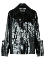 Jil Sander Black Linen Jacket Women