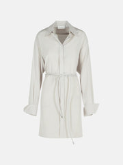 Sportmax 'Eolie' Grey Silk Dress Women