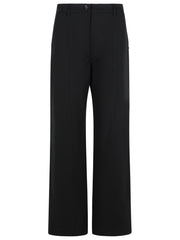 Sportmax Era' Black Cotton Pants Women