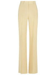 Sportmax 'Orario' Ivory Viscose Trousers Women