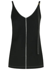 Sportmax 'Waser' Black Viscossa Tank Top Women