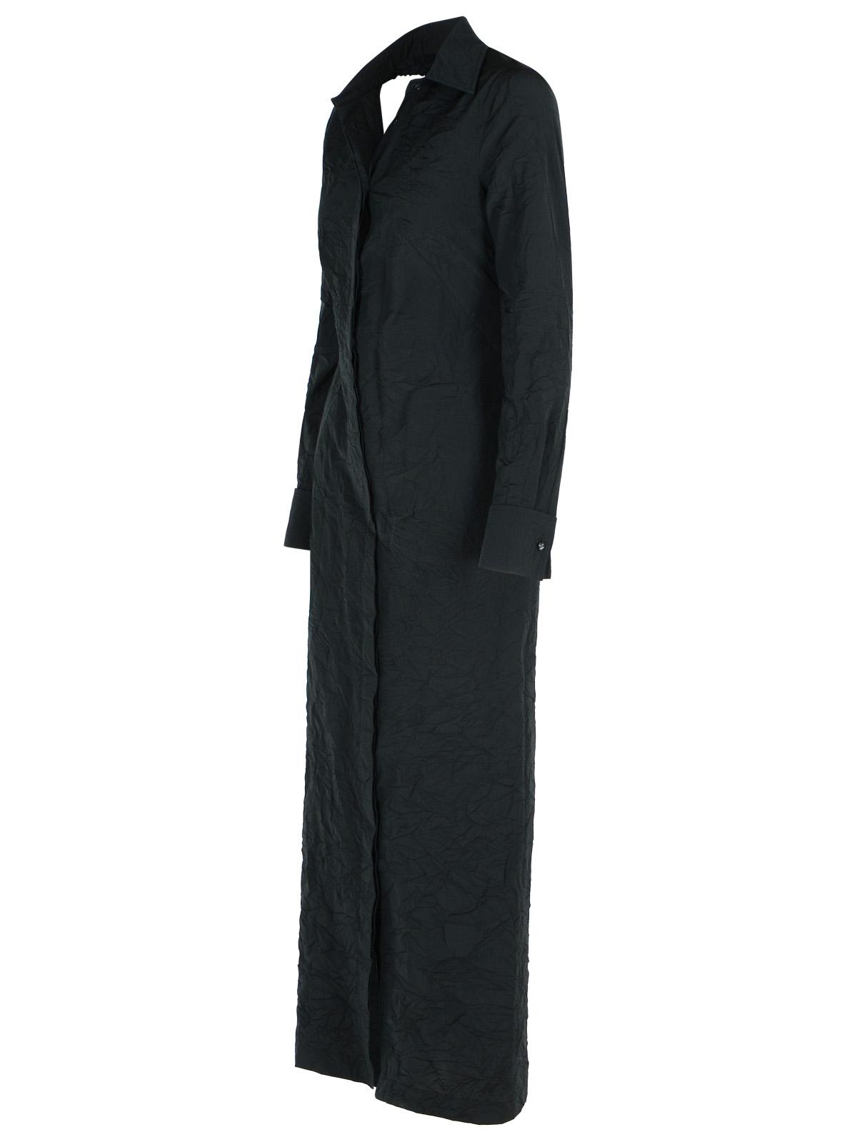 Max Mara 'Rovigo' Black Cotton Blend Dress Women
