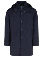 Fay 'Morning' Navy Polyester Parka Men