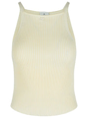 Courreges Ivory Viscose Blend Top Women