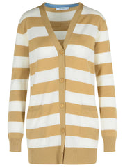 Max Mara 'Fiemme' Virgin Wool Sand Cardigan Women