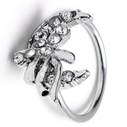 20G 5/16 Jeweled Paradise Conch Hoop Cartilage Helix Hoop Earring