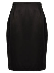Saint Laurent Women Satin Skirt