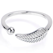 A Little Leaf Adjustable Toe Ring