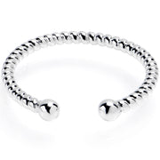 Rope Style Textured Look Adjustable Toe Ring