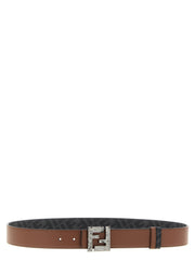 Fendi Men 'Squared Ff' Reversible Belt