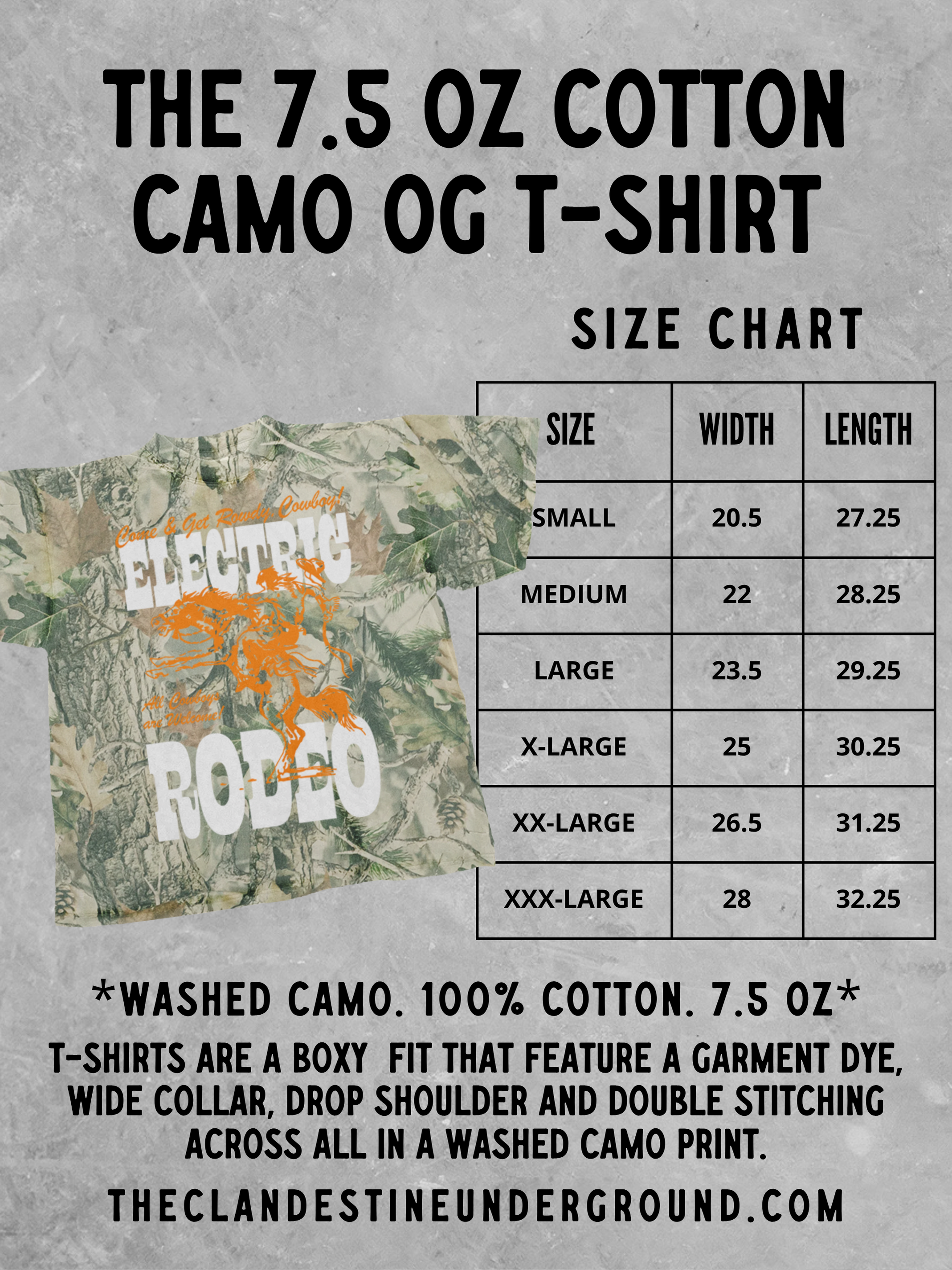 Underground Original Design: CAMO Local Ghosts Bar & Lounge Boxy Cotton TShirt