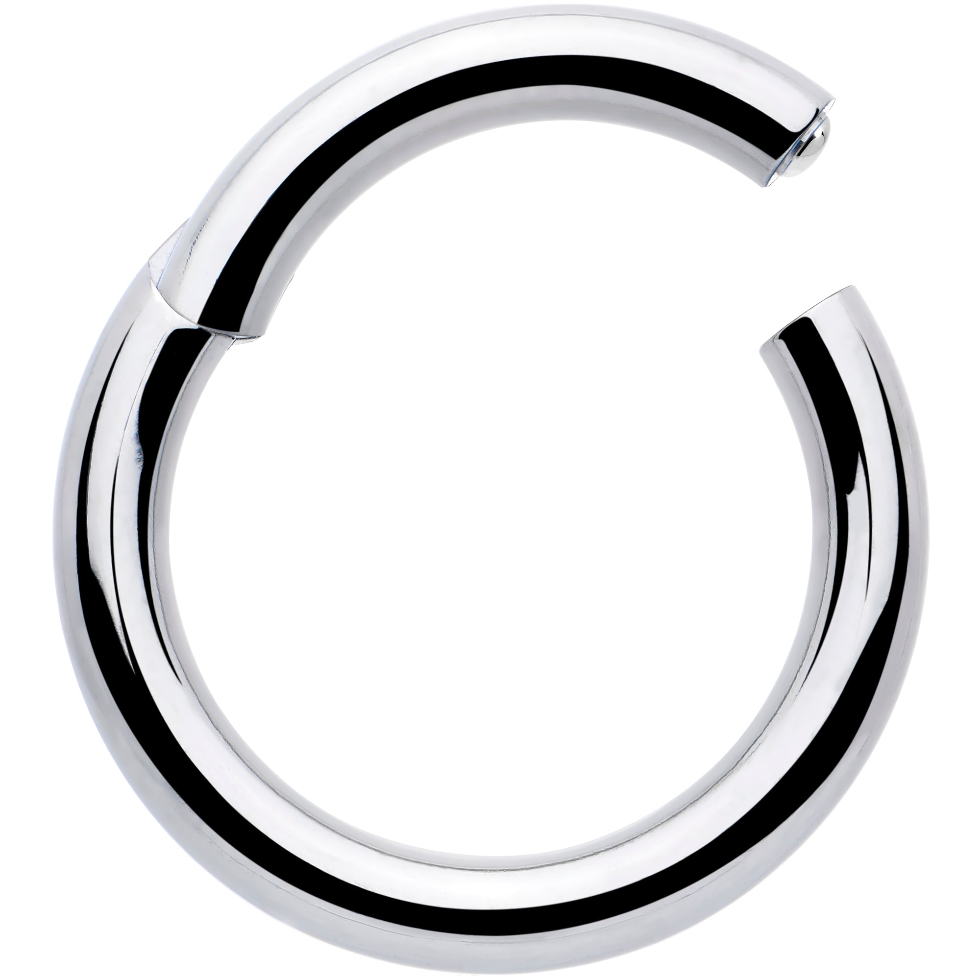 8G 5/8 316L Surgical Steel Precision Hinged Segment Hoop