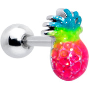 16G 1/4 Hot Tropical Pineapple Cartilage Tragus Earring