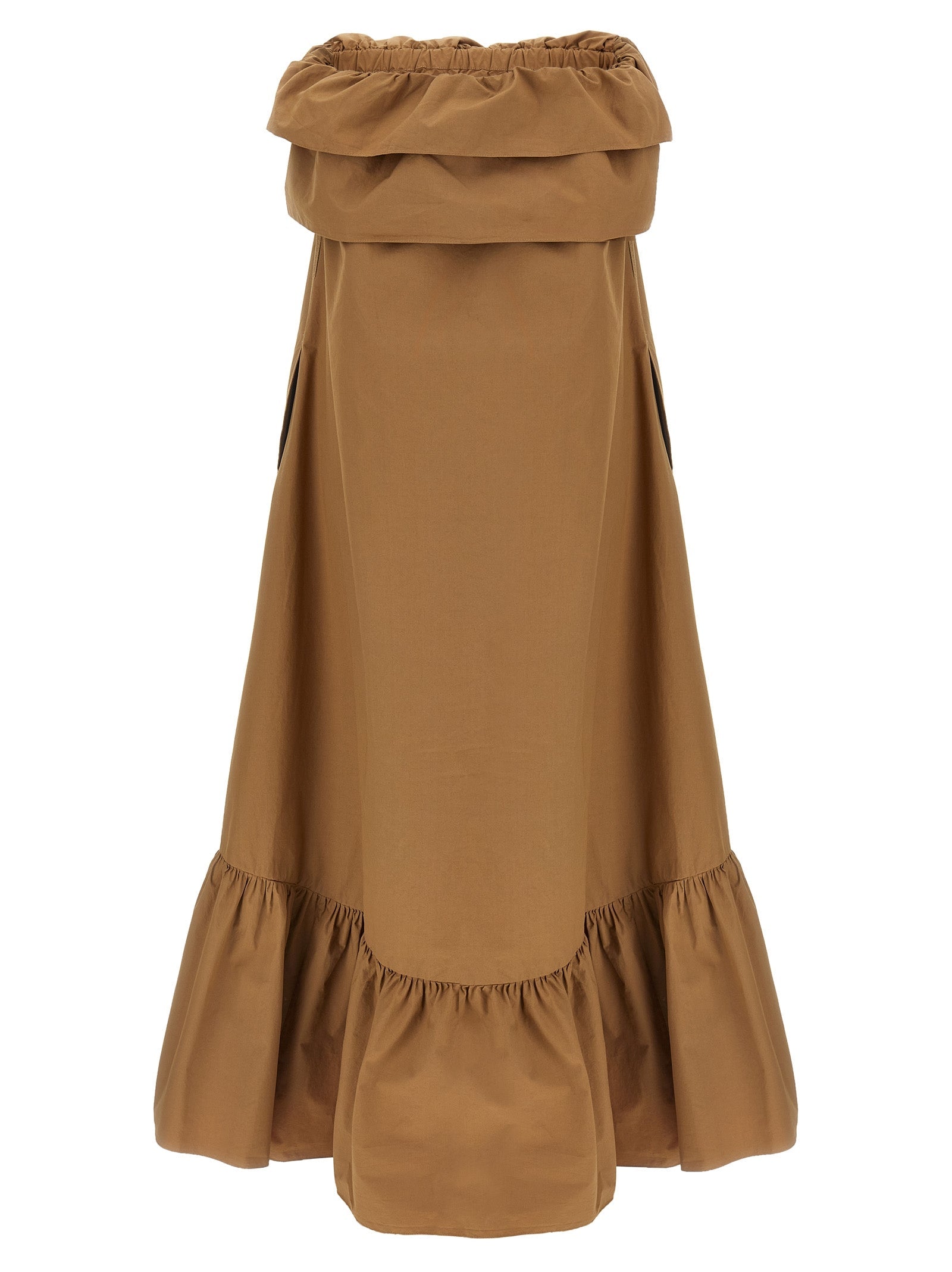 Saint Laurent Women Flounce Dress