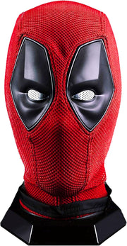 Superhero Wade Wilson Costume Halloween Red Helmet Mask Knitted Deadpool