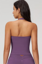 The Empower Halter Crop Top