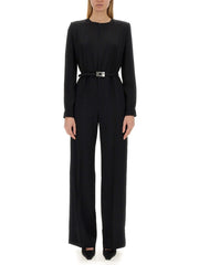 Gucci Women Viscose Jumpsuit With Belt