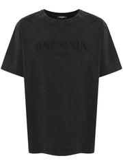 Balmain Men T-Shirt With Vintage Balmain Embroidery