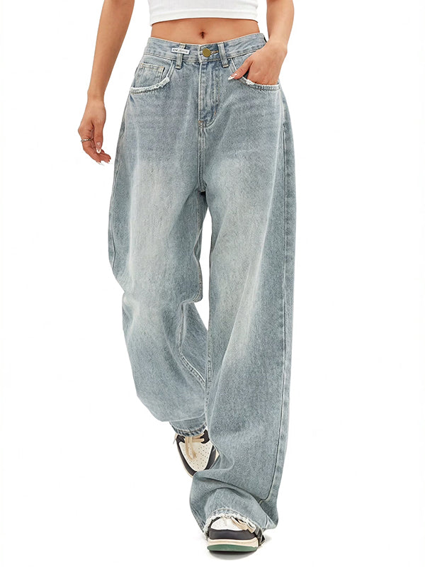 Women's Y2K Barrel Baggy Jeans